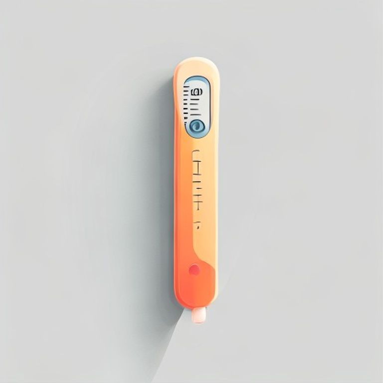Illustration of Exergen Temporal Artery Thermometer