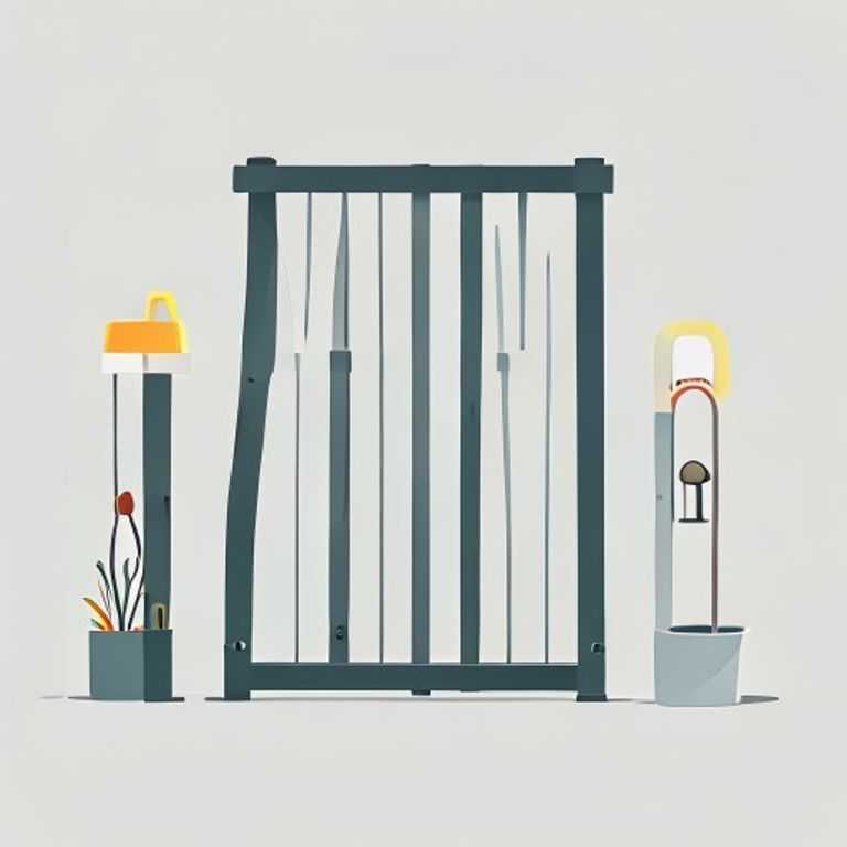 Illustration of Regalo Easy Step Walk Thru Gate