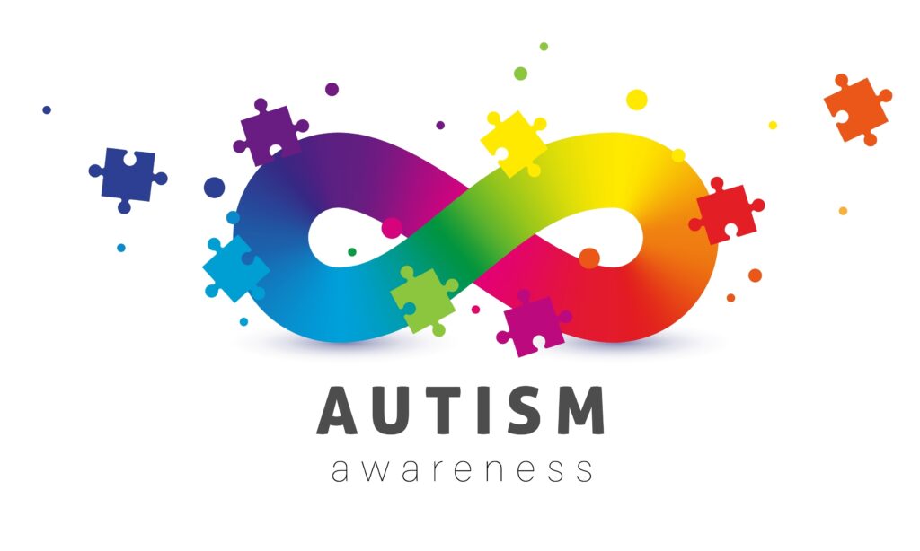 Autistic,Pride,Day.,Colorful,Rainbow,Infinity.,Autism,Awareness,Symbol.,Infinity