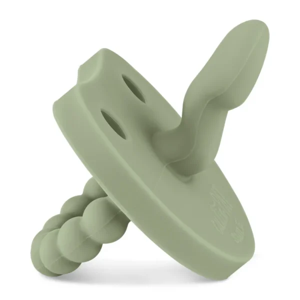 Silicone baby pacifier in Artichoke